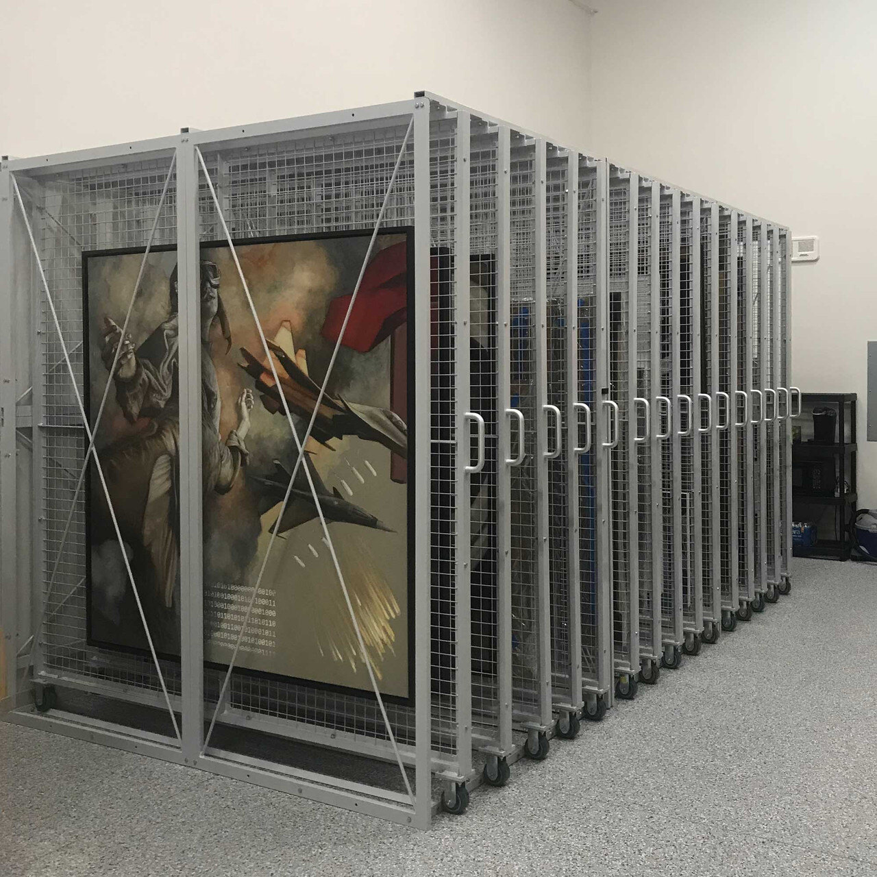 Pull-out Art Panel Racks