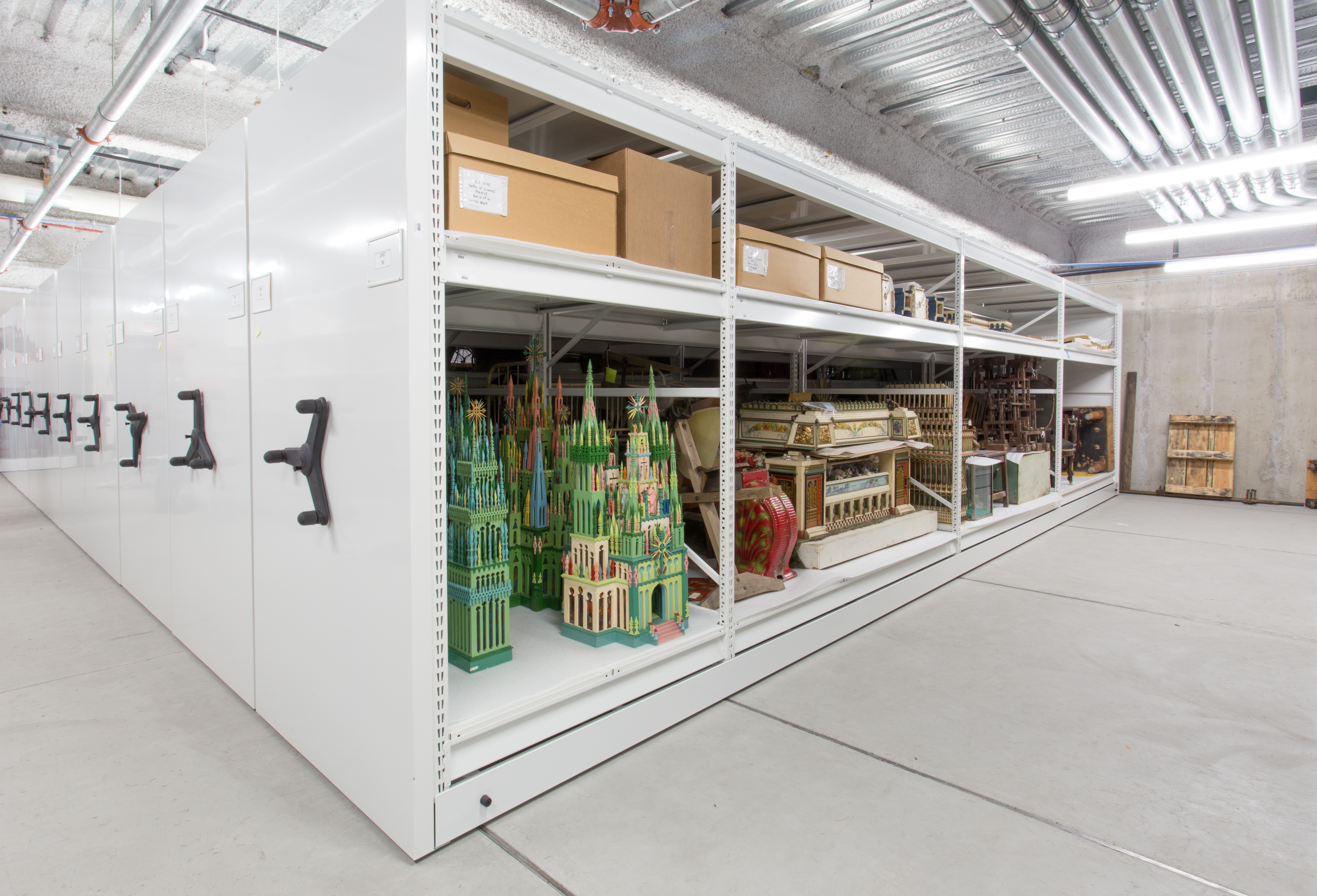 compact high density shelving
